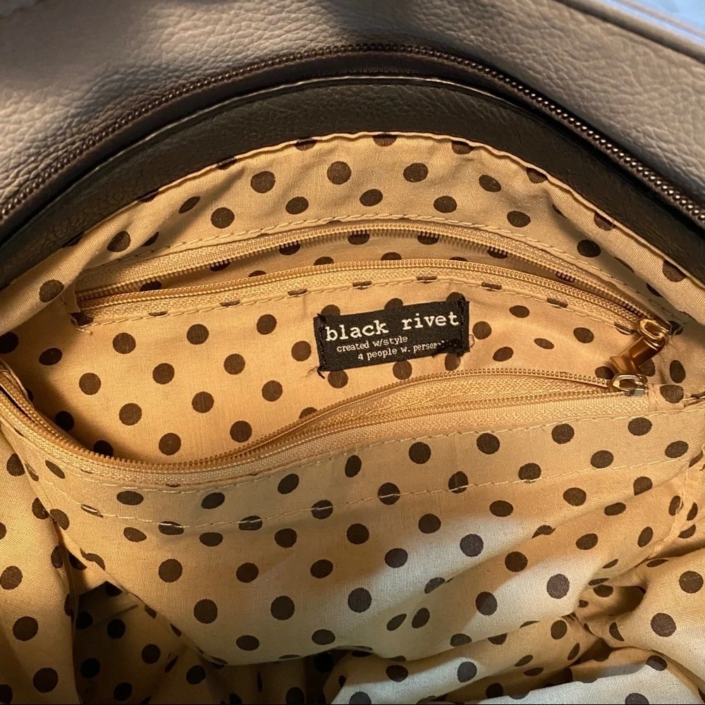 Black Rivet Purse - Picture 2 of 8